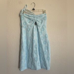 Baby Blue Halter Dress